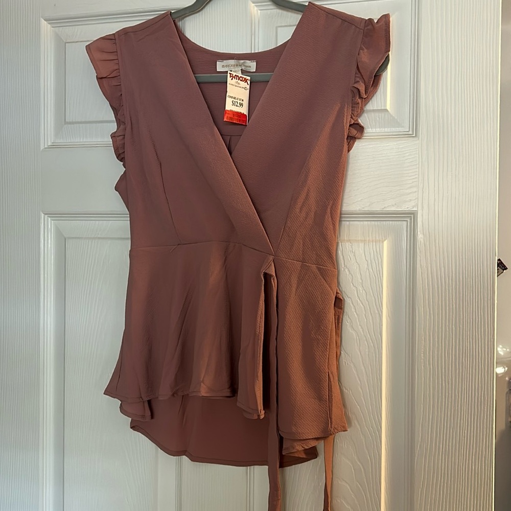 Monteau Mauve/ Pink Blouse